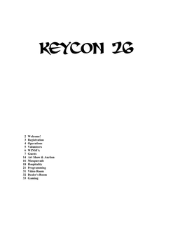 Keycon 2009 Program Book