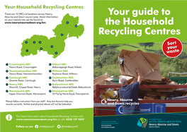 Your Guide to the Household Recycling Centres