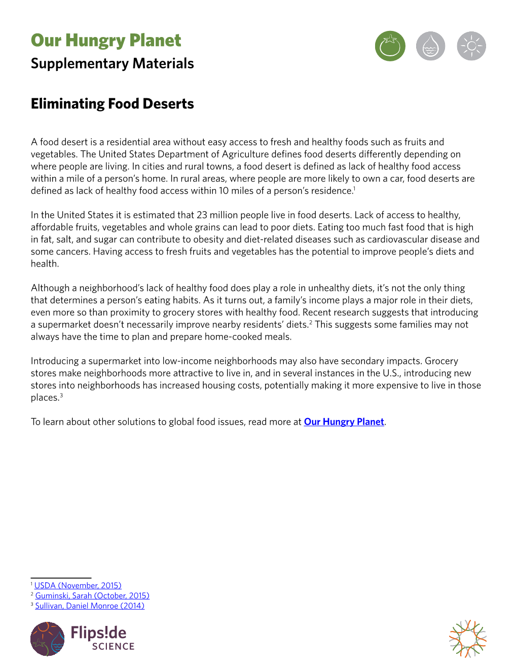 Food Deserts