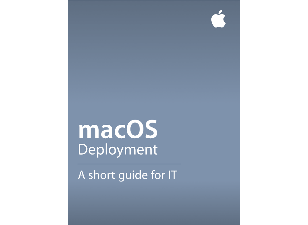 Macos Deployment.Pdf