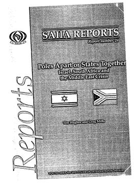 SAIIA ARCHIVES DO NOT REMOVE Poles Apart Or States Together?