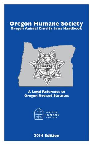 OHS Animal Cruelty Laws Handbook