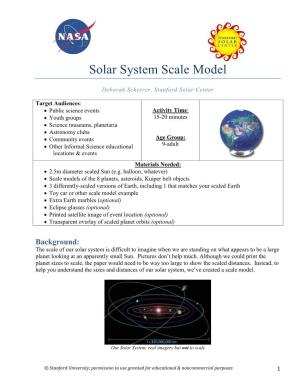 Solar System Scale Model