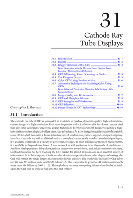 Cathode Ray Tube Displays