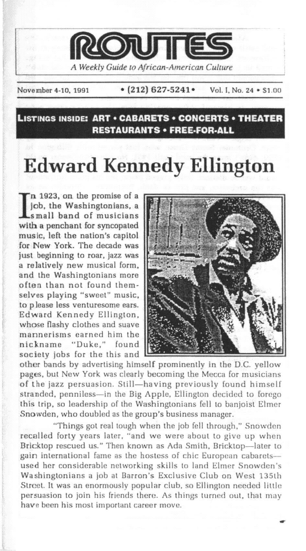 Edward Kennedy Ellington