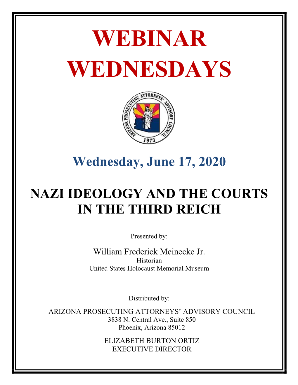 Nazi Ideology and the Courts in the Third Reich
