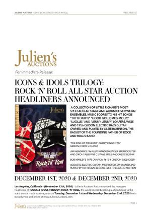 Icons & Idols Trilogy: Rock
