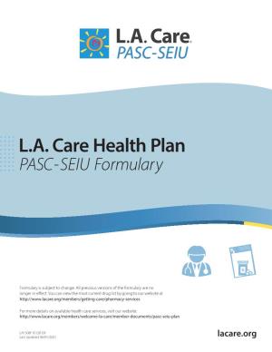 June 2021 L.A. Care Health Plan PASC-SEIU Formulary