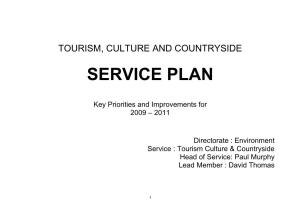 Tourism, Culture and Countryside