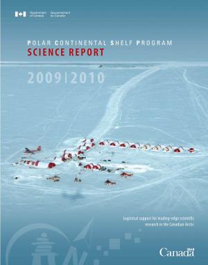 2009-2010 PCSP Science Report