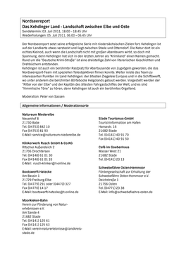 Nordseereport Das Kehdinger Land - Landschaft Zwischen Elbe Und Oste Sendetermin: 03