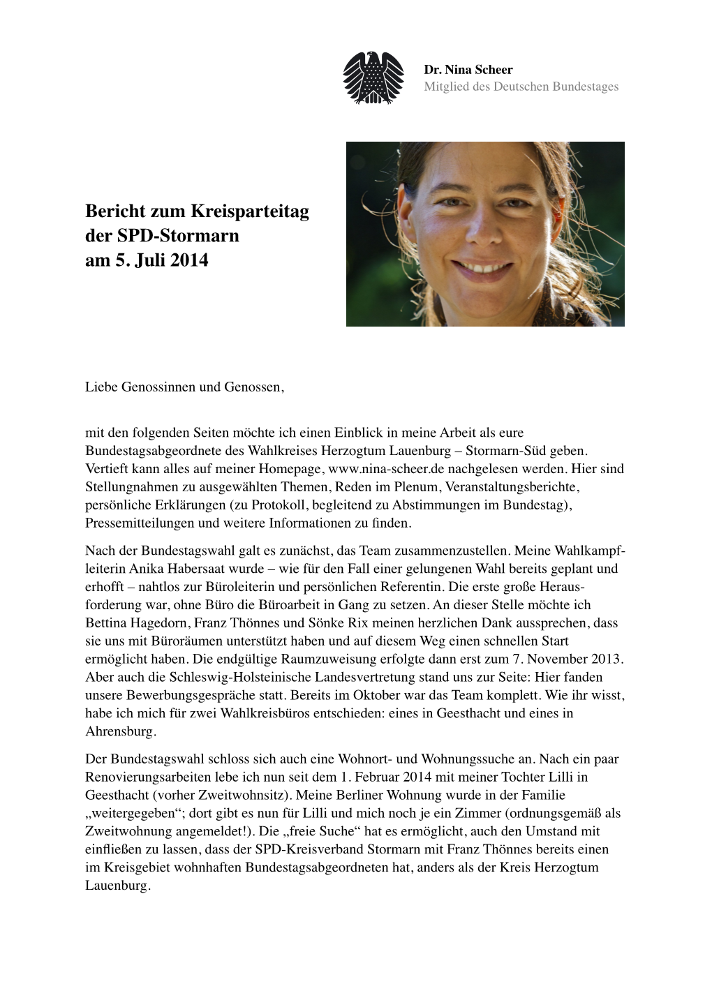 Rechenschaftsbericht Nina Scheer.Pages