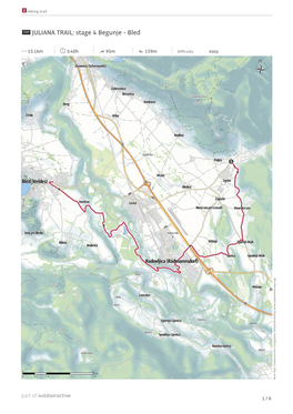 JULIANA TRAIL: Stage 4 Begunje - Bled
