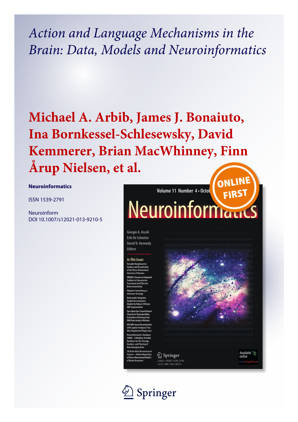 Neuroinformatics.Pdf