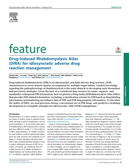 Drug-Induced Rhabdomyolysis Atlas (DIRA) for Idiosyncratic Adverse
