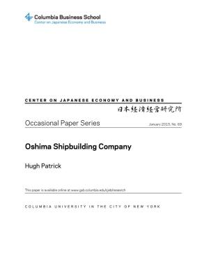 Oshima Shipbuilding Company