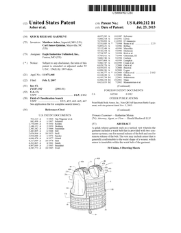 United States Patent (10) Patent No.: US 8.490,212 B1 Asher Et Al