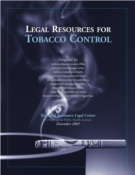 Tobacco Control Tobacco Control Efforts in the State Center in Washington, 23(4) Seattle of Washington