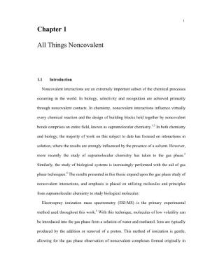Chapter 1 All Things Noncovalent
