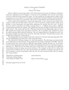 Surgery on Paracompact Manifolds by Laurence R