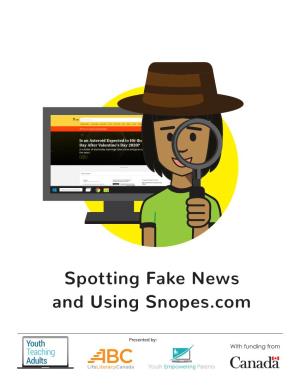Fake News & Snopes