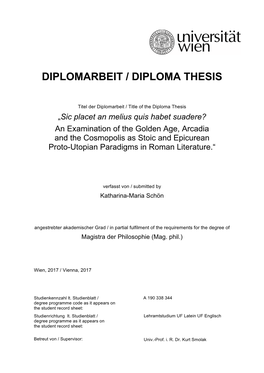 Diplomarbeit,/,Diploma,Thesis