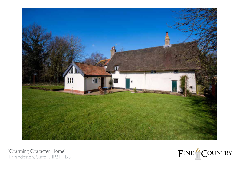 'Charming Character Home' Thrandeston, Suffolk| IP21