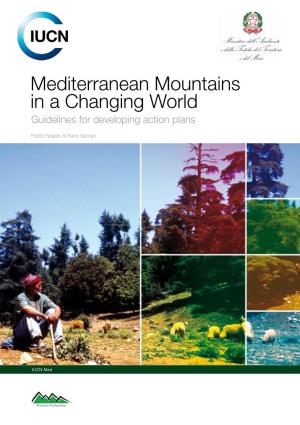 Mediterranean Mountains in a Changing World Guidelines for Developing Action Plans
