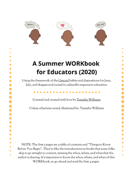 A Summer Workbook for Educators (2020)