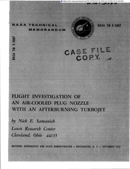 Nozzle with an Afterburning Turbojet