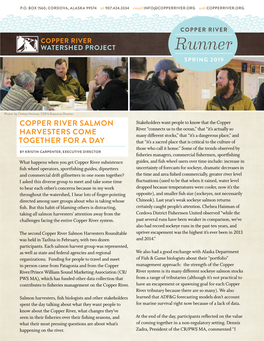 Copper River Salmon Harvesters Come Together