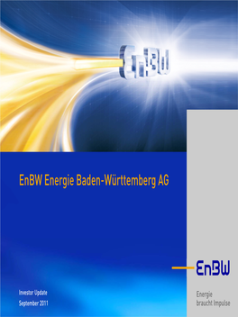 Enbw Energie Baden-Württemberg AG
