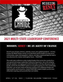 2021 Multi-State Leadership Conference