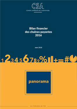 Bilan Financier Des Chaînes Payantes 2016