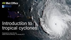 Jenny Rourke Introduction to Tropical Cyclones