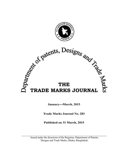 THE TRADE MARKS JOURNAL (No