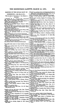 The Edinbuegh Gazette, Maech 15, 1870