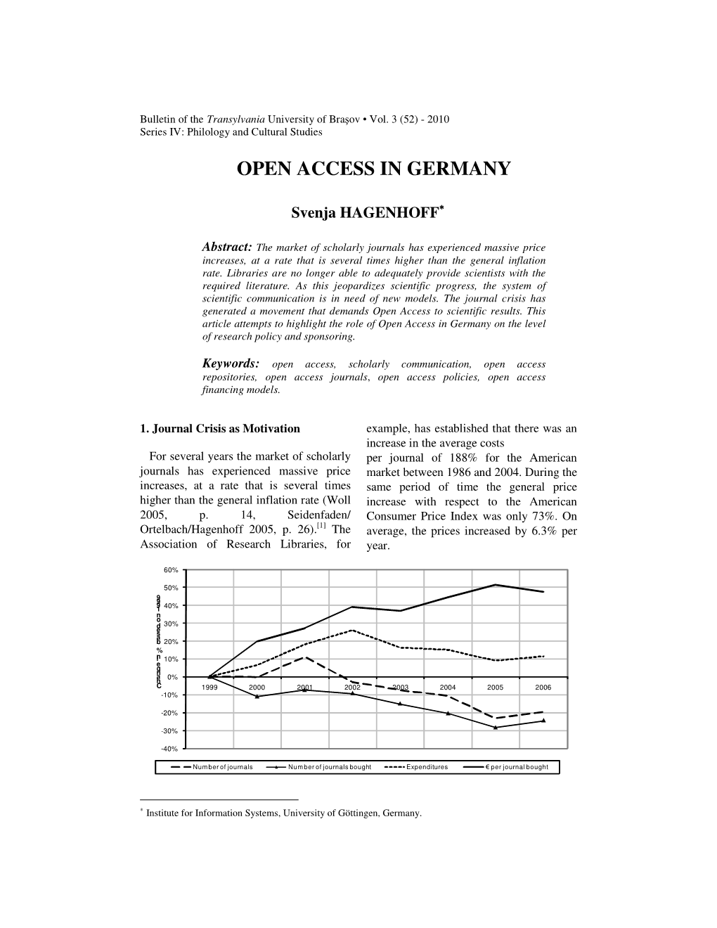 Hagenhoff, S.: Open Access in Germany