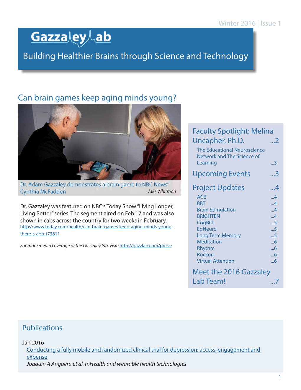 Building Healthier Brains Through Science and Technology