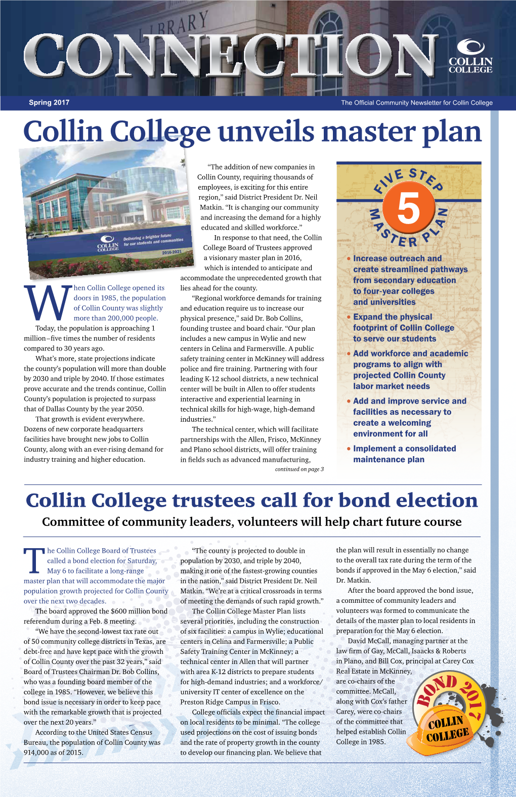 Collin College Unveils Master Plan