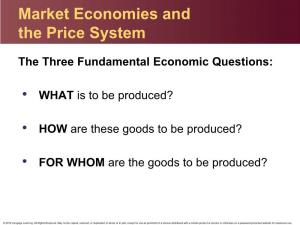 Market Economies and the Price System