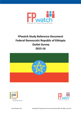 Ethiopia 2015 Fpwatch Reference Document