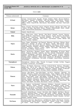 Journal Officiel De La Republique Algerienne Na