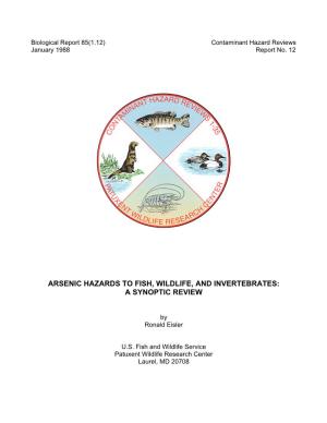 Arsenic Hazards to Fish, Wildlife, and Invertebrates: a Synoptic Review