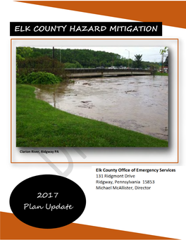 Elk County Hazard Mitigation Plan Update