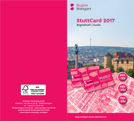 Stuttcard 2017 Begleitheft / Guide