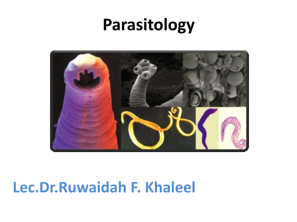 Parasitology