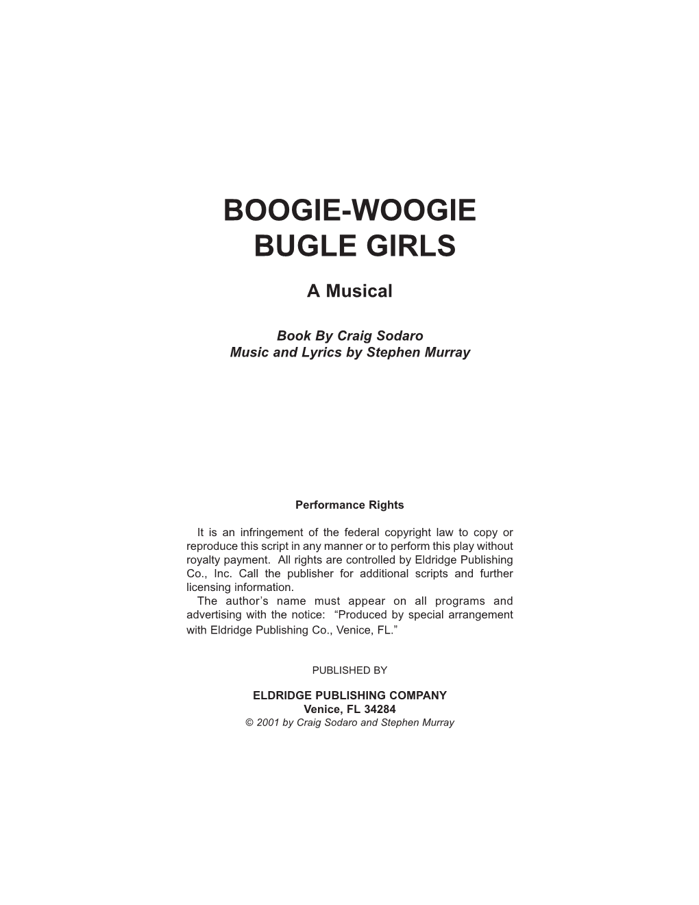 Boogie-Woogie Bugle Girls