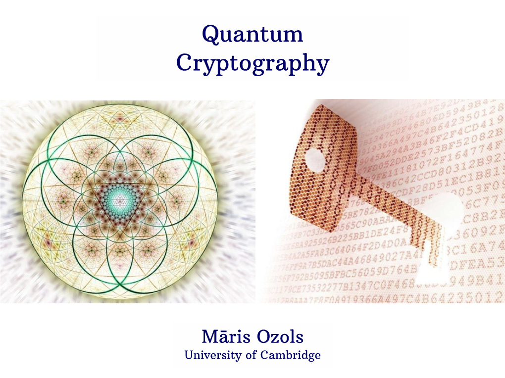 Quantum Cryptography