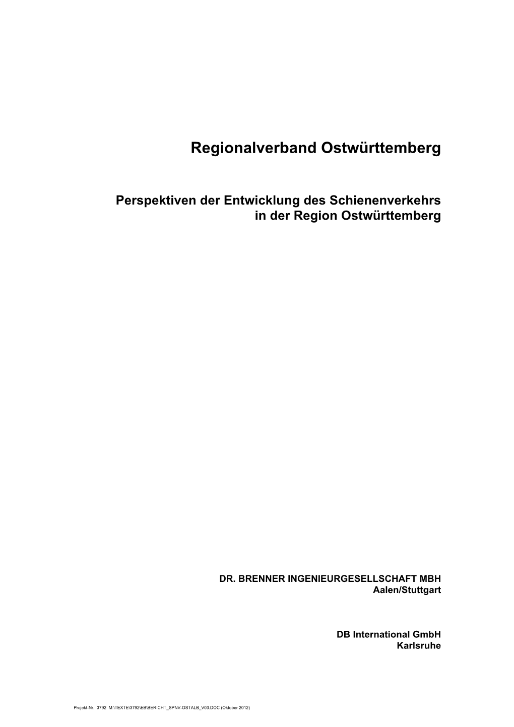 Regionalverband Ostwürttemberg